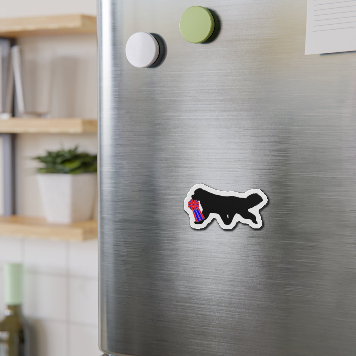 Newfie Die-Cut Magnet