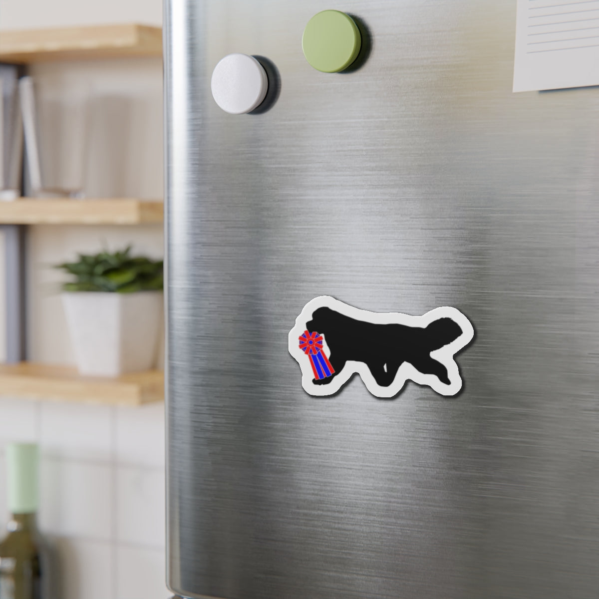 Newfie Die-Cut Magnet