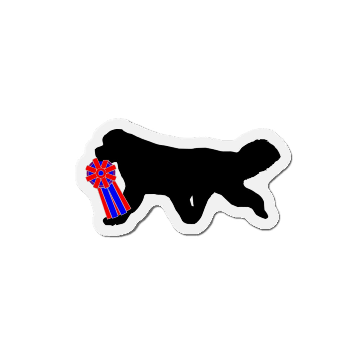 Newfie Die-Cut Magnet