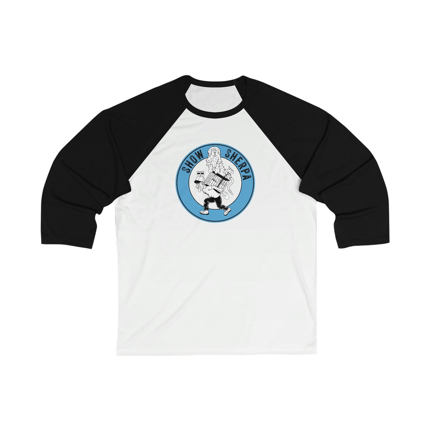 Show Sherpa Unisex 3\4 Sleeve Baseball Tee